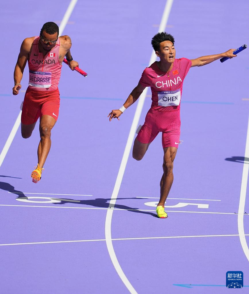 天顺娱乐官方：巴黎奥运会丨田径——男子4X100米接力赛况